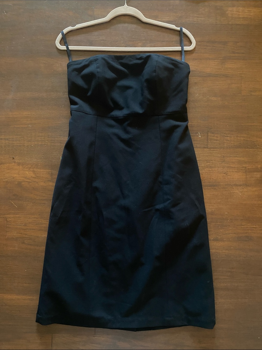 GAP Black Strapless Sheath Dress